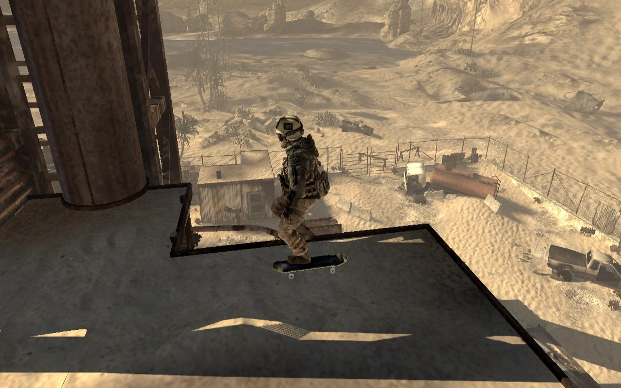 SKATE × RUST gameplay screenshot