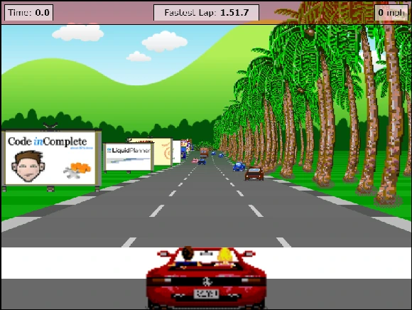 JavaScript Racer project artwork